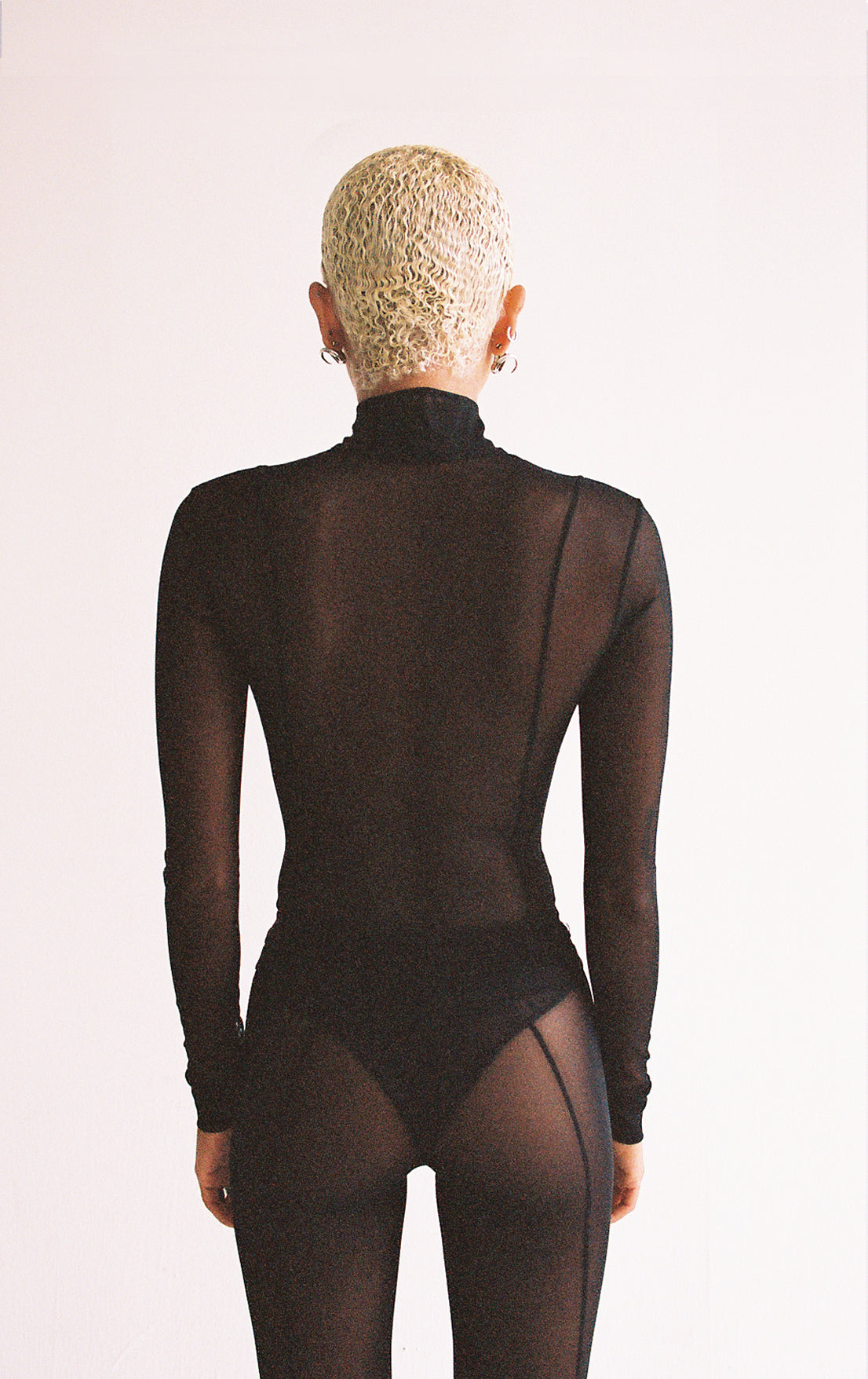 Sheer Stretch Mesh Jacket
