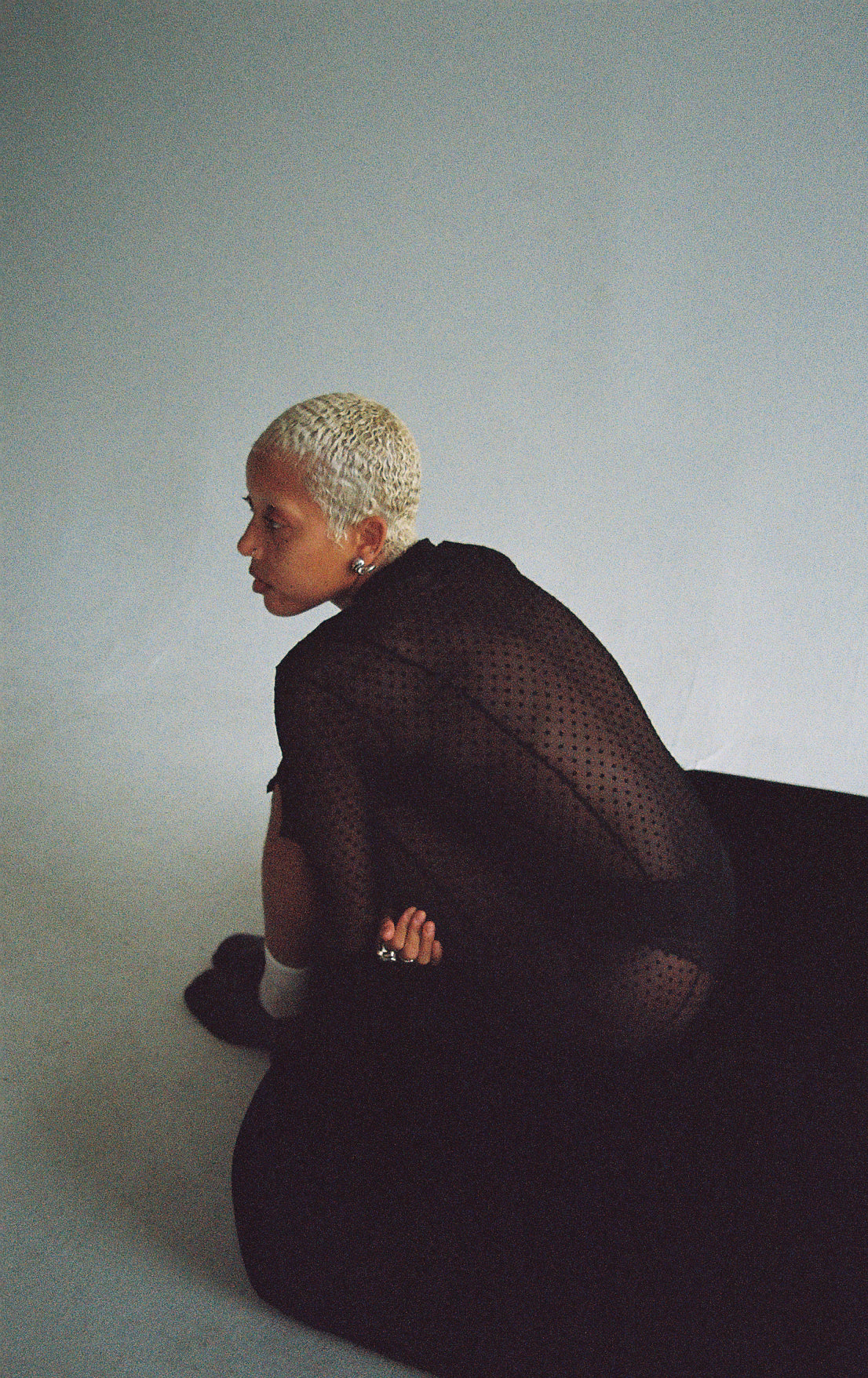 Sheer Stretch Mesh Jacket